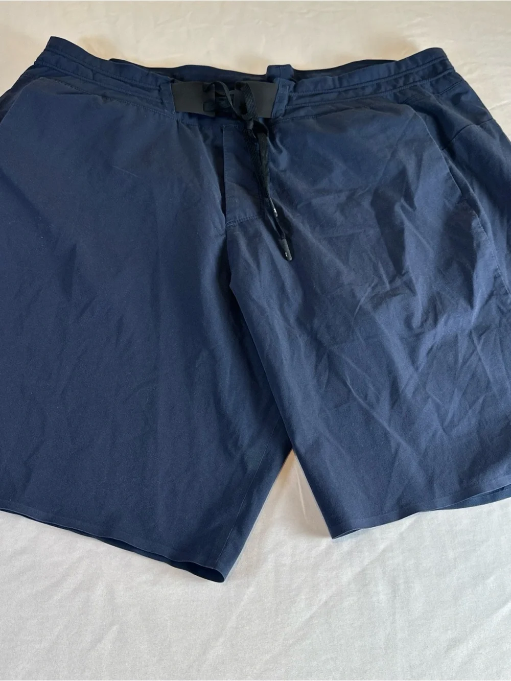 On Running Navy Swim Board Shorts with Drawstring